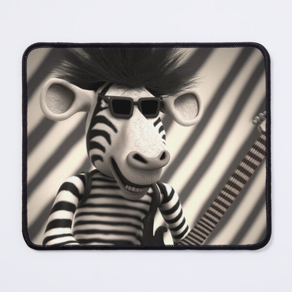 Item preview, Zebra Rockera: the must-have for all rock lovers designed and sold by BeerBot.