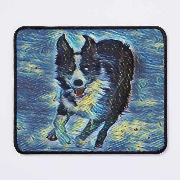 Item preview, Running Collie In Shades Of Blue designed and sold by Fearless-Fox.