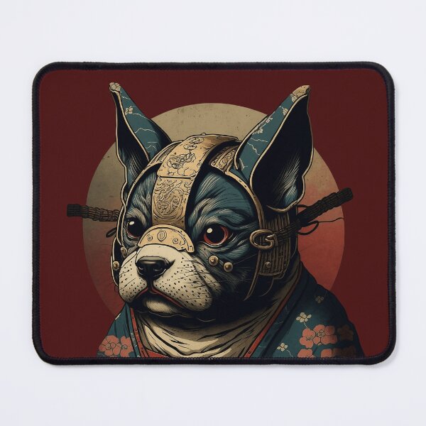 Item preview, French Bulldog Samurai Assassin Inspired by Hokusai designed and sold by Crinkl.