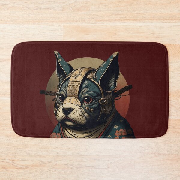 Item preview, French Bulldog Samurai Assassin Inspired by Hokusai designed and sold by Crinkl.