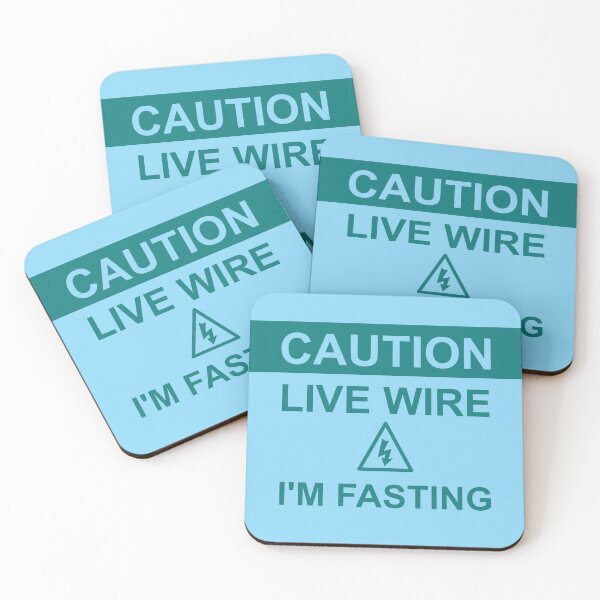 Item preview, Caution Live Wire I'm Fasting designed and sold by empracht.