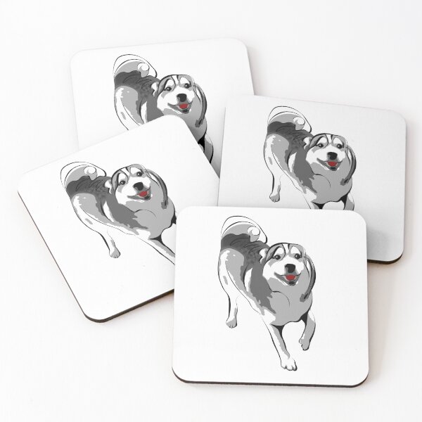 Item preview, Prancing, happy German Shephard - Stencil designed and sold by Littleviews.