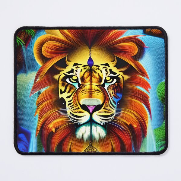 Item preview, Lion waterfall Artwork designed and sold by Itzjustlife.