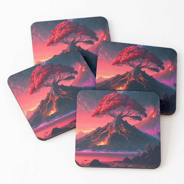 Item preview, Volcanic Beauty: A Stunning 4K Anime Experience designed and sold by Y-Elric-Y.