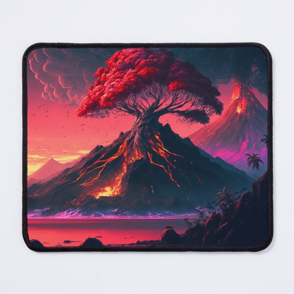 Item preview, Volcanic Beauty: A Stunning 4K Anime Experience designed and sold by Y-Elric-Y.