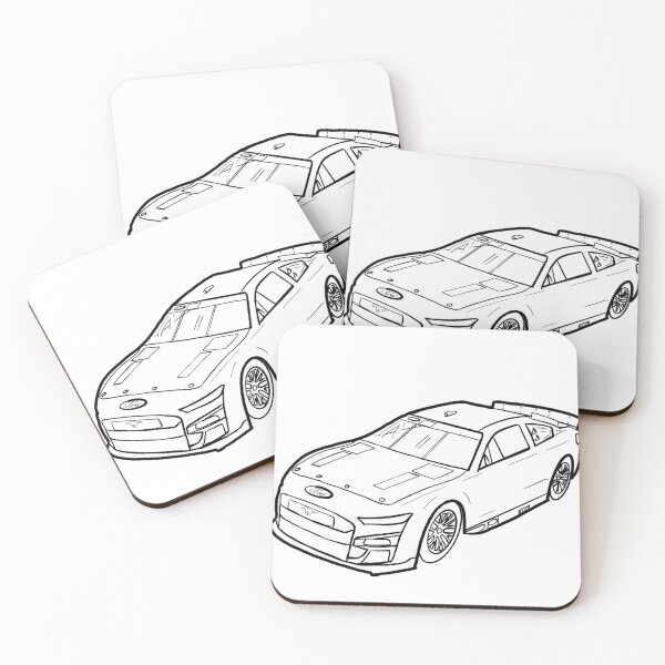 Item preview, NASCAR Gen 7 Ford car Black and White designed and sold by Sommerman1.