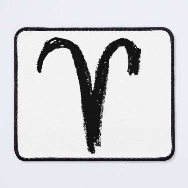 Artikelvorschau, Sternzeichen Widder Symbol für Widder entworfen und verkauft von badlydrawnbabe.