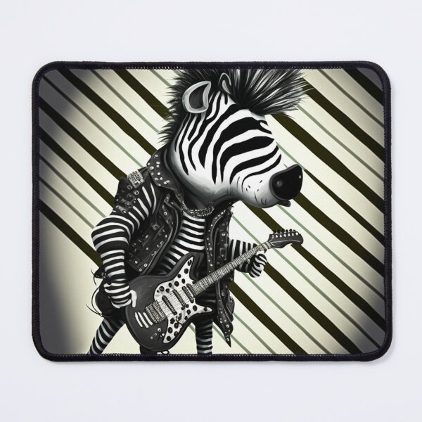 Item preview, Zebra Rockera: the must-have for all rock lovers designed and sold by BeerBot.