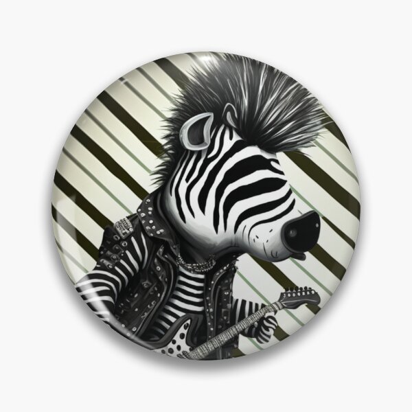 Item preview, Zebra Rockera: the must-have for all rock lovers designed and sold by BeerBot.