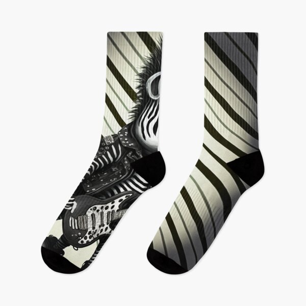 Item preview, Zebra Rockera: the must-have for all rock lovers designed and sold by BeerBot.