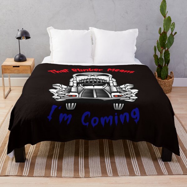 Item preview, Truckers Skull That Blinker Means I'm Coming RWB designed and sold by TeamsterLife.
