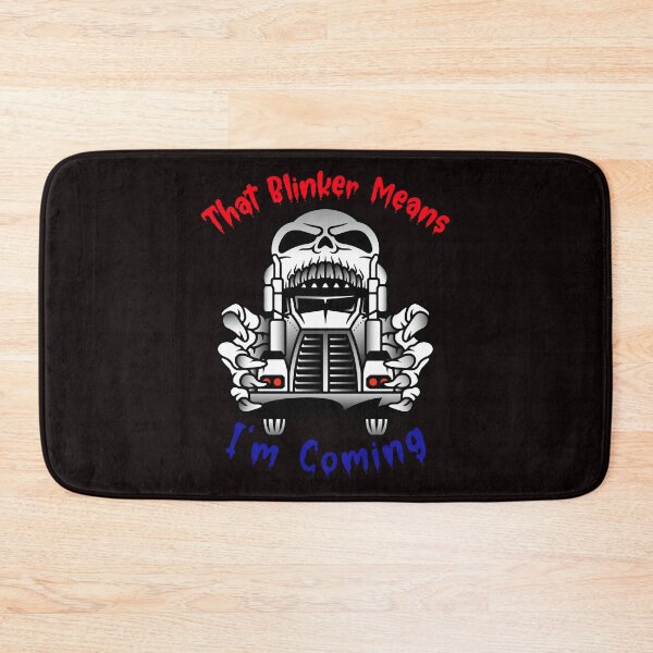 Item preview, Truckers Skull That Blinker Means I'm Coming RWB designed and sold by TeamsterLife.