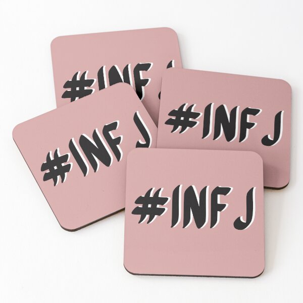 Item preview, INFJ Personality Type INFJ: Introversion Intuition Feeling and Judging Black Design designed and sold by LGbubble.