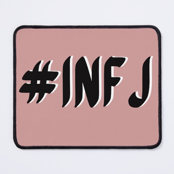 Item preview, INFJ Personality Type INFJ: Introversion Intuition Feeling and Judging Black Design designed and sold by LGbubble.