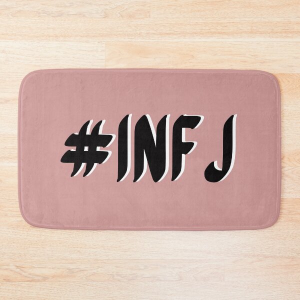 Item preview, INFJ Personality Type INFJ: Introversion Intuition Feeling and Judging Black Design designed and sold by LGbubble.