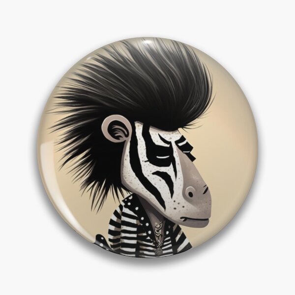 Item preview, Zebra Rockera: the must-have for all rock lovers designed and sold by BeerBot.