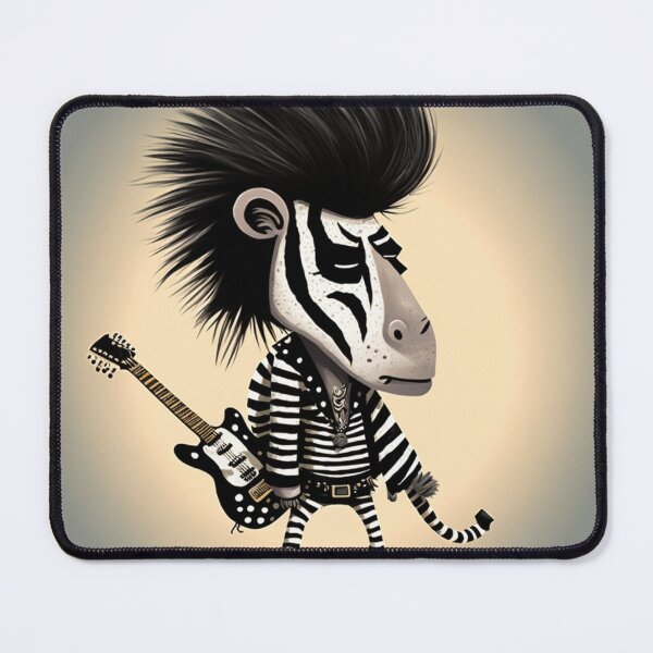 Item preview, Zebra Rockera: the must-have for all rock lovers designed and sold by BeerBot.
