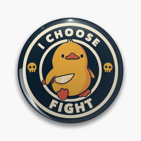 Item preview, I Choose Fight Funny Duck by Tobe Fonseca designed and sold by Tobe Fonseca®.