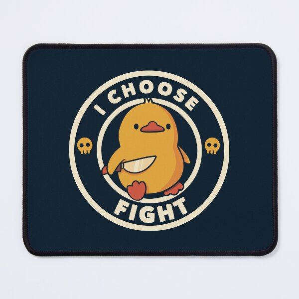Item preview, I Choose Fight Funny Duck by Tobe Fonseca designed and sold by Tobe Fonseca®.
