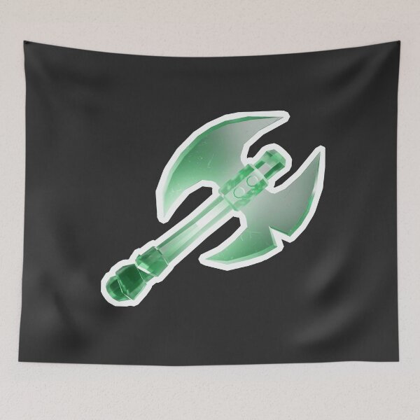 Item preview, Neon Emerald Barbarian Axe  designed and sold by Gravedrinker.