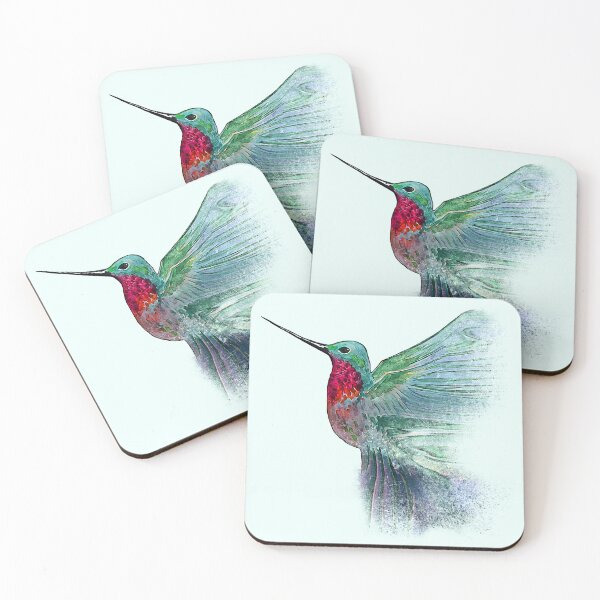 Item preview, Beautiful painted degraded hummingbird  designed and sold by FuzzyJuzzy.