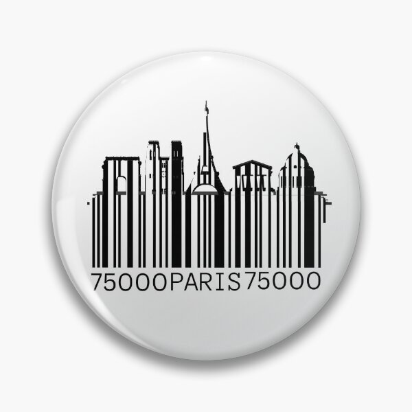 Item preview, Paris Skyline Bar Code  designed and sold by SiYDesigns.