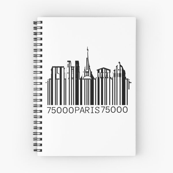 Item preview, Paris Skyline Bar Code  designed and sold by SiYDesigns.