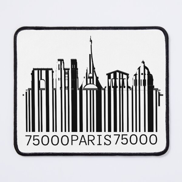 Item preview, Paris Skyline Bar Code  designed and sold by SiYDesigns.