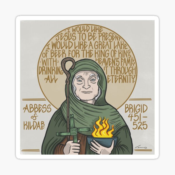 Brigid (451-525), Abbess of Kildare Sticker