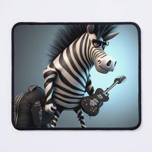 Item preview, Zebra Rockera: the must-have for all rock lovers designed and sold by BeerBot.