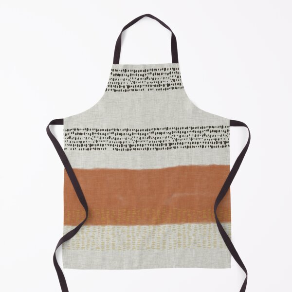 Item preview, Terracotta Stripe A- on light gray designed and sold by JAFStudio.