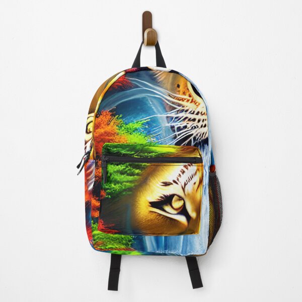 Item preview, Beautiful bright color Lion waterfall Artwork designed and sold by Itzjustlife.