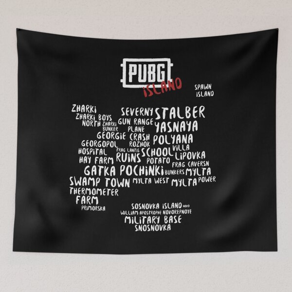 Item preview, PUBG island  designed and sold by Milpajg.