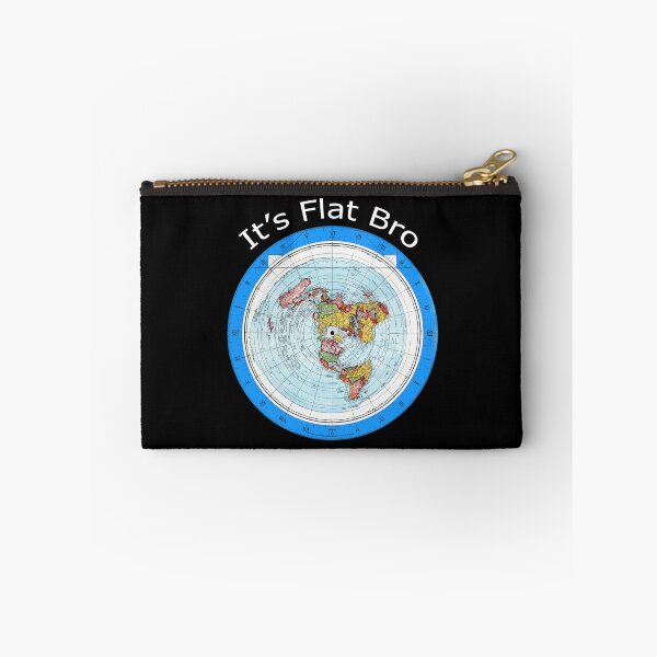 Item preview, It's Flat Bro - Flat Earth Map designed and sold by MtWoodsonSales.