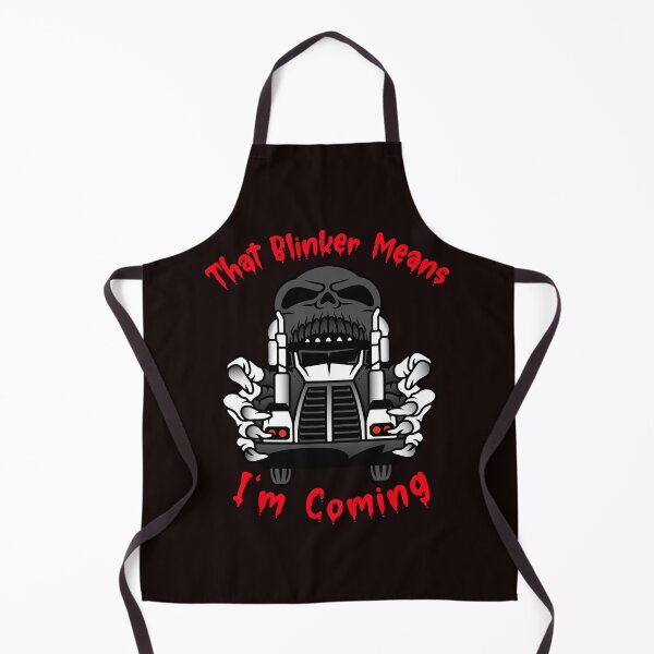 Item preview, Truckers Skull That Blinker Means I'm Coming BlkR designed and sold by TeamsterLife.