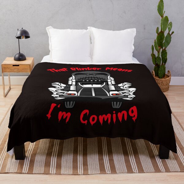 Item preview, Truckers Skull That Blinker Means I'm Coming BlkR designed and sold by TeamsterLife.