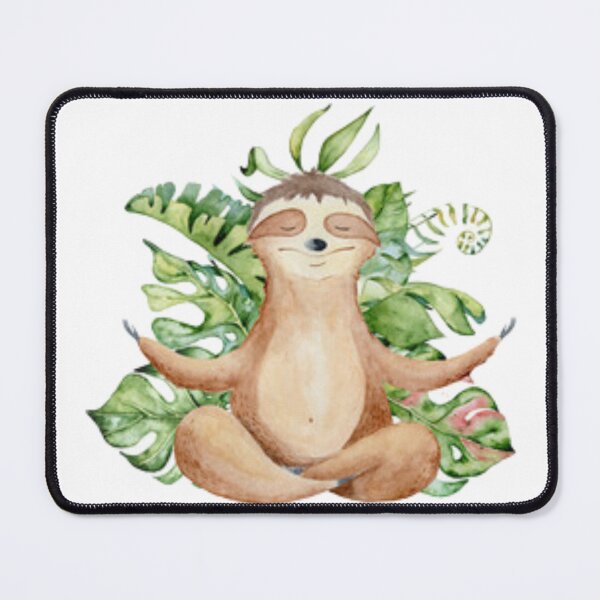 Item preview, Sloth meditating designed and sold by MilicaaD.