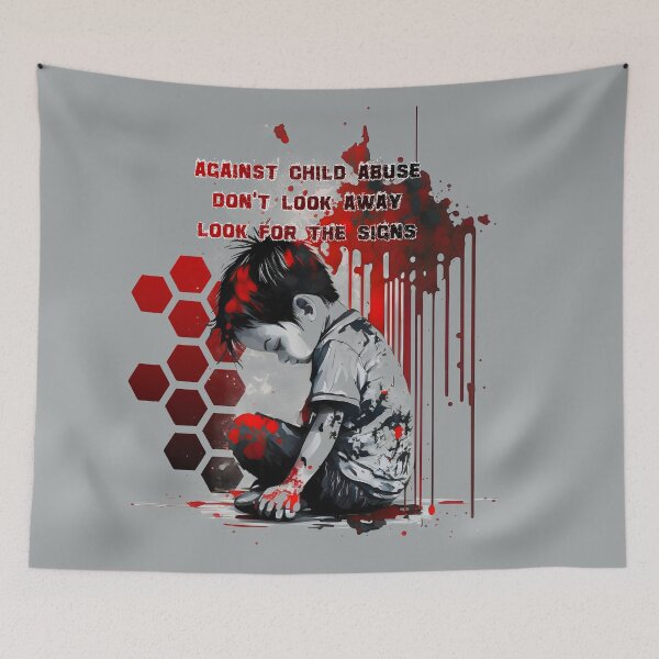 Item preview, Shirt: Trash Polka Style: Against Child abuse designed and sold by HybridThe0ry.