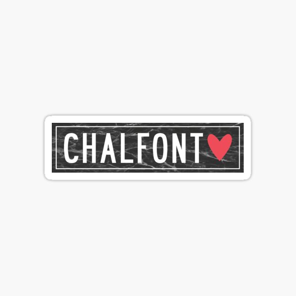 CHALFONT Sticker