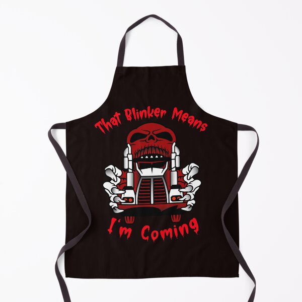 Item preview, Truckers Skull That Blinker Means I'm Coming RR designed and sold by TeamsterLife.