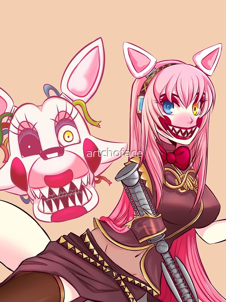Margarine Luka is Mangle from Five Nights at Freddy's Art Print