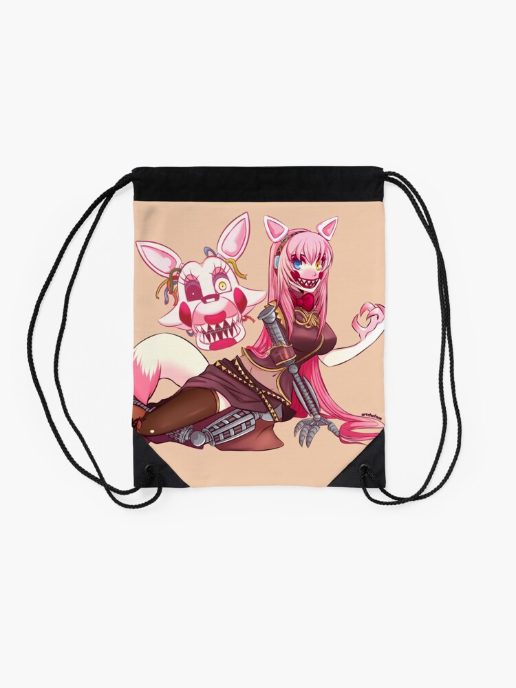 Margarine Luka Is Mangle From Five Nights At Freddys Drawstring Bag By Artchoface Redbubble 4250