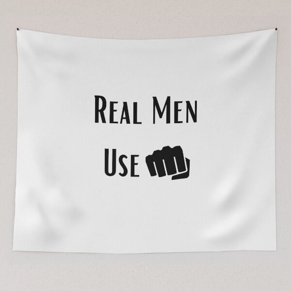 Item preview, Real Men Use Fists designed and sold by erion-store.