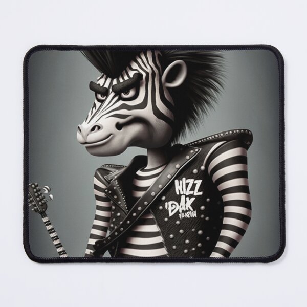 Item preview, Zebra Rockera: the must-have for all rock lovers designed and sold by BeerBot.