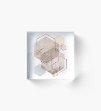 Geometric Abstract Acrylic Block