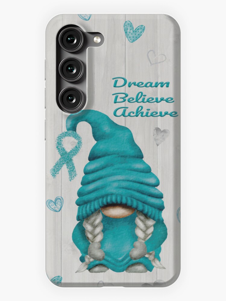 Ovarian Teal Awareness Gonk Gnome Phone Case Dream Believe