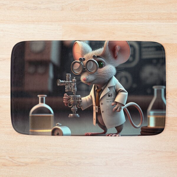 Item preview, Cartoon Animals | Scientist Mouse designed and sold by NanarodsDesign.