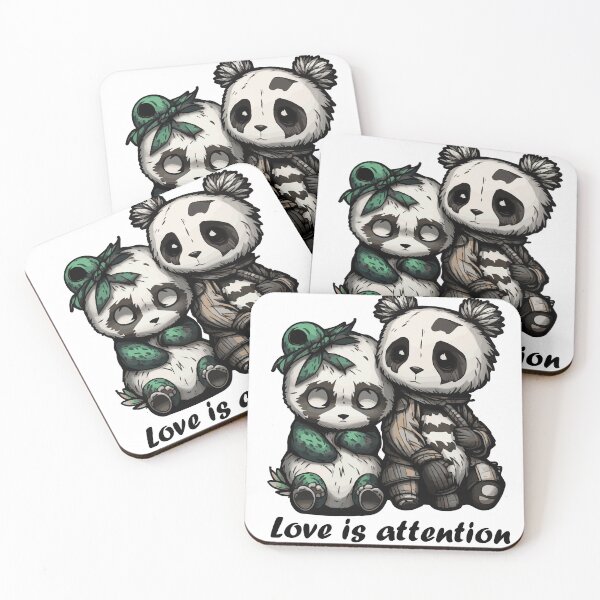 Item preview, Panda And Brownie Bear Couple designed and sold by STOREMUZAN.