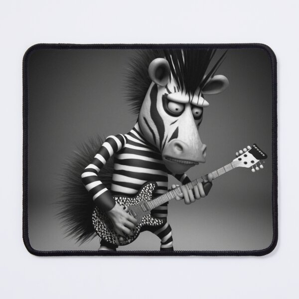 Item preview, Zebra Rockera: the must-have for all rock lovers designed and sold by BeerBot.