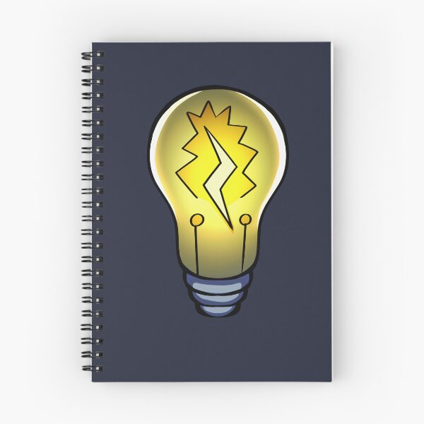 Item preview, Thunder and Lightbulb! designed and sold by Stickiezblue.